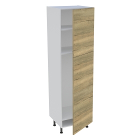 Colonne cuisine 2 portes H.216,6 cm x L. 60 cm - CFR2P601 - Chêne structuré