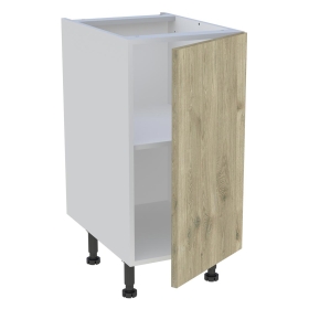 Meuble bas cuisine 1 porte H.87 cm x L. 40 cm - Chêne doré