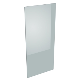 Coté de remplacement demi-colonne cuisine GRIS CENDRE BRILLANT - H. 129.6 cm