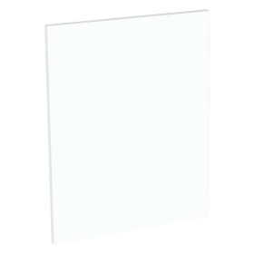 Kit façade meuble cuisine Blanc Chaud Mat 1 porte H. 57,3 cm L. 59,7 cm