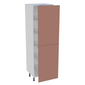 Colonne cuisine 2 portes H.216,6 cm x L. 60 cm - C2P601EX - Terracotta mat