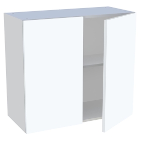 Meuble haut cuisine 2 portes H. 72 cm x L. 80 cm - Blanc mat