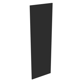 Kit joue de finition colonne cuisine NOIR MAT - H. 216.6 cm