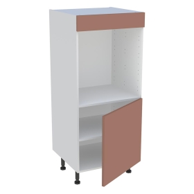 Demi colonne cuisine 1 porte H.129,6 cm x L. 60 cm - Terracotta mat
