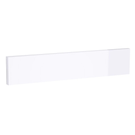 Kit bandeau four meuble cuisine Blanc Brillant 1 bandeau H. 11,8 cm L. 59,7 cm