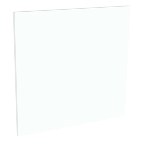 Kit façade 1 porte lave-vaisselle semi-intégrable Blanc Chaud Mat 1 porte H. 57,3 cm L. 59,7 cm