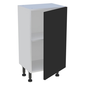 Meuble bas cuisine 1 porte H.87 cm x L. 45 cm x P. 36,9 cm - Noir mat