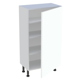 Meuble bas cuisine 1 porte H.115,8 cm x L. 60 cm x P. 36,9 cm - Blanc chaud mat