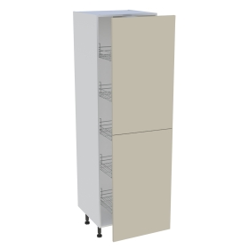 Colonne cuisine 2 portes H. 216,6 cm x L. 60 cm - C2P601EX - Beige mat