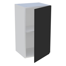 Meuble haut cuisine 1 porte H.72 cm x L. 40 cm - Noir mat sans poignée