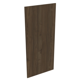 Coté de remplacement demi-colonne cuisine Noyer Foncé - H. 129.6 cm