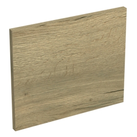 Coté de remplacement meuble haut cuisine faible hauteur CHÊNE STRUCTURÉ - H. 28.8 cm