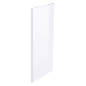 Kit façade meuble cuisine Blanc Brillant 1 porte H. 71,7 cm L. 39,7 cm