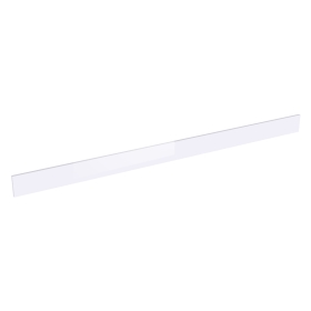 Plinthe ou fileur meuble cuisine L. 240 cm - Blanc brillant