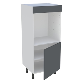 Demi colonne cuisine 1 porte H.129,6 cm x L. 60 cm - Gris ardoise mat