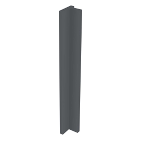 Kit fileur d'angle droit meuble cuisine GRIS ARDOISE SANS POIGNÉE - H. 71.7 cm