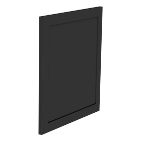 Kit façade meuble cuisine Noir Cadre 1 porte H. 57,3 cm L. 59,7 cm