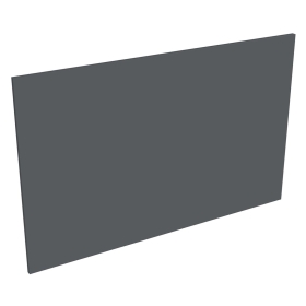 Coté de remplacement ilot pour meubles bas dos à dos GRIS ARDOISE MAT - H. 72 cm