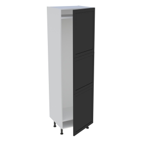 Colonne cuisine 3 portes H.216,6 cm x L. 60 cm - CFR3P60 - Noir cadre