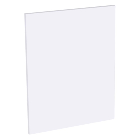 Kit façade meuble cuisine Blanc Brillant 1 porte H. 57,3 cm L. 59,7 cm