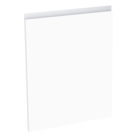 Kit façade meuble cuisine Blanc Mat Sans Poignée 1 porte H. 57,3 cm L. 59,7 cm