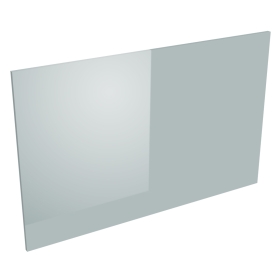 Coté de remplacement ilot pour meubles bas dos à dos GRIS CENDRE BRILLANT - H. 72 cm