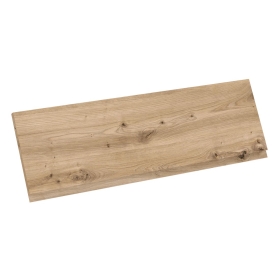Kit façade meuble cuisine Chêne Naturel Sans Poignée 1 porte H. 28,5 cm L. 89,7 cm