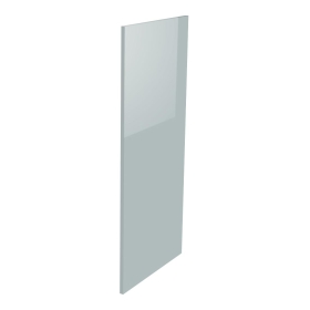 Kit façade meuble cuisine Gris Cendre Brillant 1 porte H. 129,3 cm L. 59,7 cm