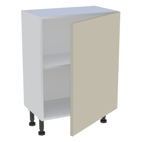 Meuble bas cuisine 1 porte H. 87 cm x L. 60 cm x P. 36,9 cm - Beige mat