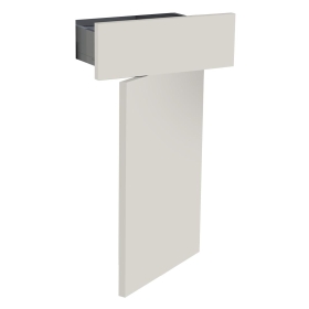 Kit façade meuble cuisine Lin Mat 1 porte, 1 tiroir H. 71,7 cm L. 39,7 cm