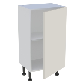 Meuble bas cuisine 1 porte H.87 cm x L. 45 cm x P. 36,9 cm - Lin mat