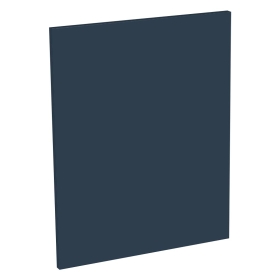 Kit façade meuble cuisine Bleu Nuit Mat 1 porte H. 57,3 cm L. 59,7 cm