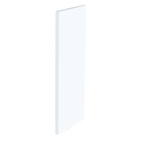 Kit façade meuble cuisine Blanc Mat 1 porte H. 71,7 cm L. 29,7 cm