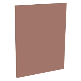 Kit façade 1 porte lave-vaisselle semi-intégrable Terracotta Mat 1 porte H. 57,3 cm L. 44,7 cm