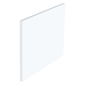 Kit façade meuble cuisine Blanc Mat 1 porte H. 42,9 cm L. 59,7 cm
