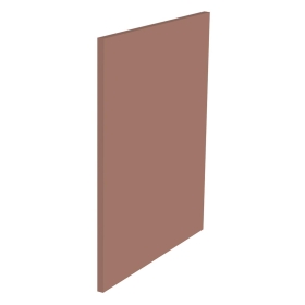 Kit façade meuble cuisine Terracotta Mat 1 porte H. 71,7 cm L. 59,7 cm