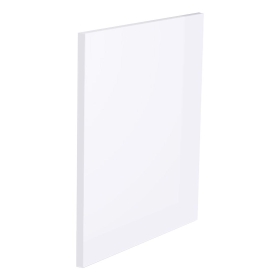 Kit façade meuble cuisine Blanc Brillant 1 porte H. 57,3 cm L. 59,7 cm