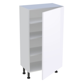 Meuble bas cuisine 1 porte H.115,8 cm x L. 60 cm x P. 36,9 cm - Blanc brillant