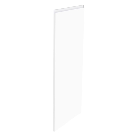 Kit façade meuble cuisine Blanc Mat Sans Poignée 1 porte H. 129,3 cm x L. 59,7 cm