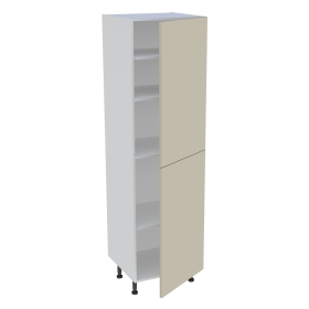 Colonne cuisine 2 portes H. 216,6 cm x L. 60 cm - C2P601 - Beige mat