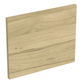Coté de remplacement meuble haut cuisine faible hauteur CHÊNE CLAIR - H. 28.8 cm