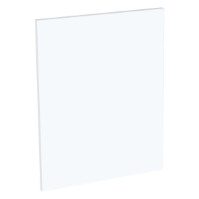 Kit façade meuble cuisine Blanc Mat 1 porte H. 57,3 cm L. 59,7 cm
