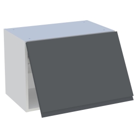 Meuble haut cuisine 1 porte relevante H.43,2 cm x L. 60 cm - Gris ardoise mat sans poignee