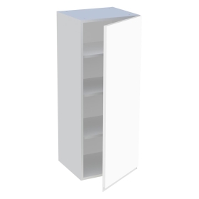 Meuble haut cuisine 1 porte H.100,8 cm x L. 40 cm - Blanc mat sans poignée