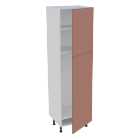 Colonne cuisine 2 portes H.216,6 cm x L. 60 cm - CFR2P601 - Terracotta mat