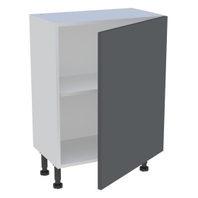 Meuble bas cuisine 1 porte H.87 cm x L. 60 cm x P. 36,9 cm - Gris ardoise mat
