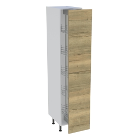 Colonne cuisine 2 portes H.216,6 cm x L. 40 cm - C2P401EX - Chêne structuré
