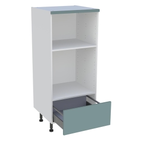 Demi colonne cuisine 1 casserolier H.129,6 cm x L. 60 cm - Vert opale mat
