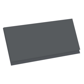 Kit façade meuble cuisine Gris Ardoise Mat Sans Poignée 1 porte H. 28,5 cm L. 59,7 cm