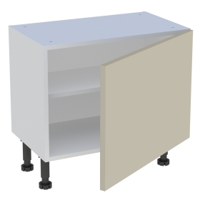 Meuble bas cuisine 1 porte H. 58,2 cm x L. 60 cm x P. 36,9 cm - Beige mat